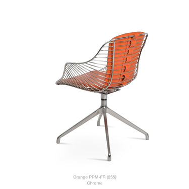 Zebra Spider Swivel Armchair by SohoConcept - New