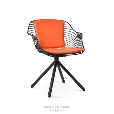 Zebra Stick Swivel Armchair by SohoConcept - New