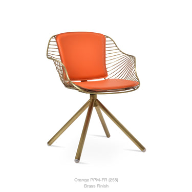 Zebra Stick Swivel Armchair by SohoConcept - New
