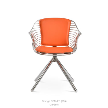Zebra Stick Swivel Armchair by SohoConcept - New