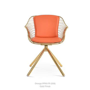 Zebra Stick Swivel Armchair by SohoConcept - New