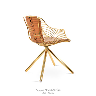Zebra Stick Swivel Armchair by SohoConcept - New