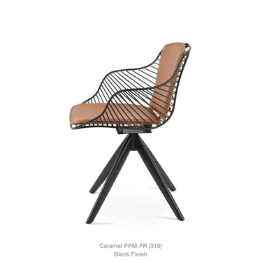 Zebra Sword Swivel Armchair by SohoConcept - New