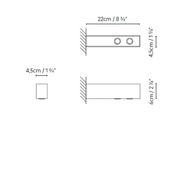 Measurements for the Zenthin W (line drawing)