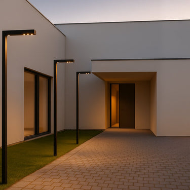 Zenthin outdoor floor lamp by Martínez y Soler Arquitectos