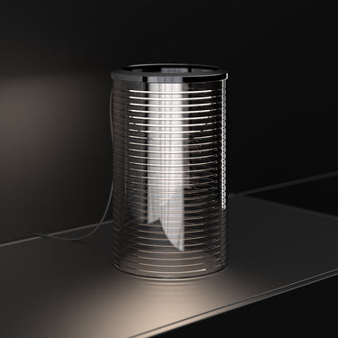 Contemporary LED table lamp with warm 3000K light and glare-free design