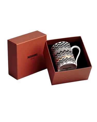 Mug by Missoni Home in Zig Zag Gold, view 1