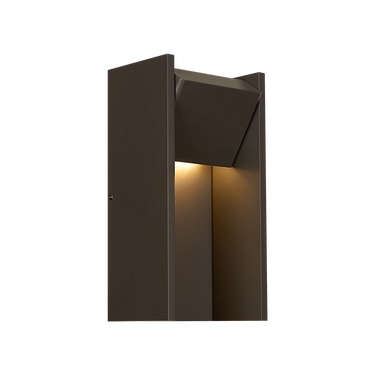 Contemporary bronze outdoor sconce from the Zuri collection by Visual Comfort for exterior home lighting