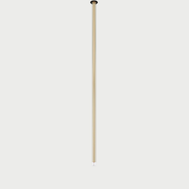 Contemporary gold Lodes A-Tube Nano Swing LED ceiling fixture with slim cylindrical design