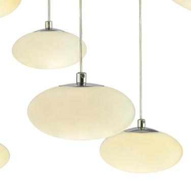 Finesse Decor Spanish Alabaster Rectangular Chandelier Chrome