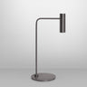 Heron table lamp in bronze, studio view