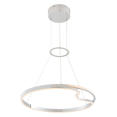 Finesse Decor Minsk Single Round Chandelier Chrome