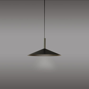 Penta Altura pendant light, studio view of the conical shade