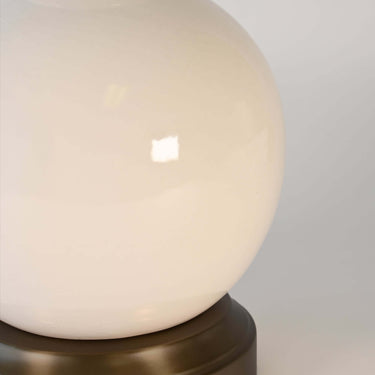 Abbeygale rechargeable lamp, Ivory & Dark Brass – view 4