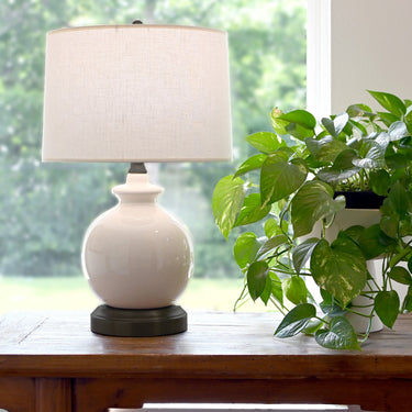 Abbeygale rechargeable lamp, Ivory & Black – view 7