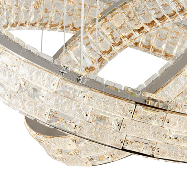 Finesse Decor Helix Chandelier Chrome