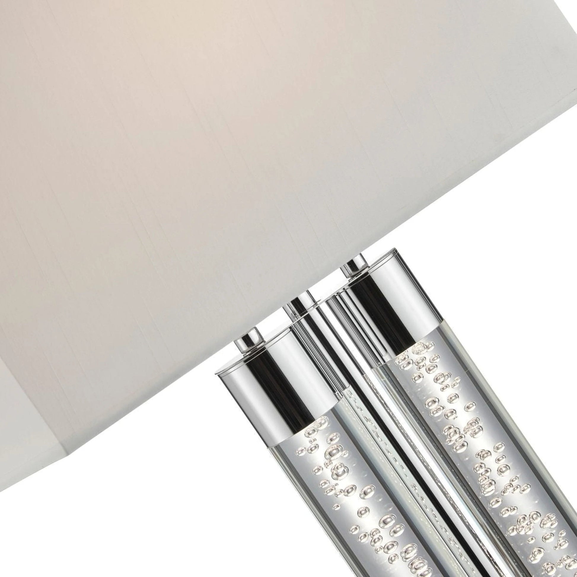 Acrylic Table Lamp in Chrome - Smart Light 3