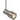 Adjustable LED track light head with 40-degree beam spread in satin nickel finish