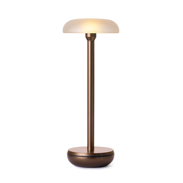 Humble Air Rechargeable Lamp – Bronze with Frosted Shade