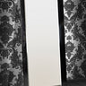 AX Regal Black Crocodile Floor Mirror