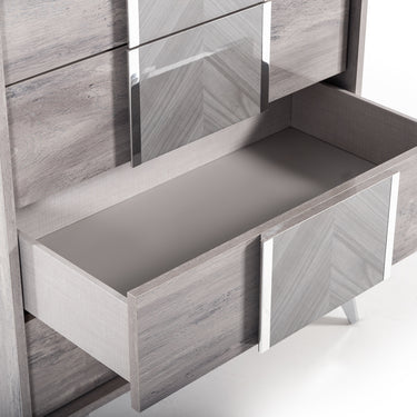 Nova Domus Alexa Italian Grey Chest
