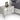 Nova Domus Alexa Italian Grey Bed 2 Nightstands Set