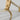 Long brass chandelier, adjustable height, hand-formed fluted glass, foyer, hotel lobby lighting. 