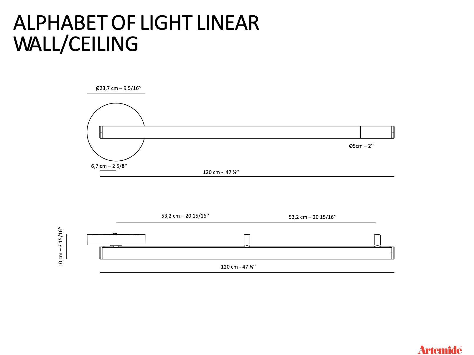 Alphabet of Light Linear Suspension - Elegant Lighting Fixture for Modern Spaces