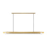 Hand Rubbed Antique Brass Ambrose 72 by AvroKO, shown against white
