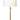 Alexis rechargeable lamp, Antique Brass with Linen Shade