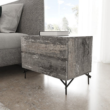 Nova Domus Aria Italian Multi Grey Eastern King Bedroom Set