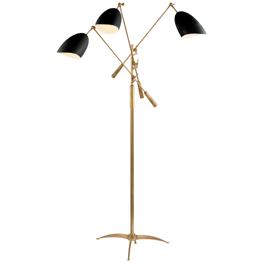 Sommerard Triple Arm Floor Lamp | Visual Comfort Modern