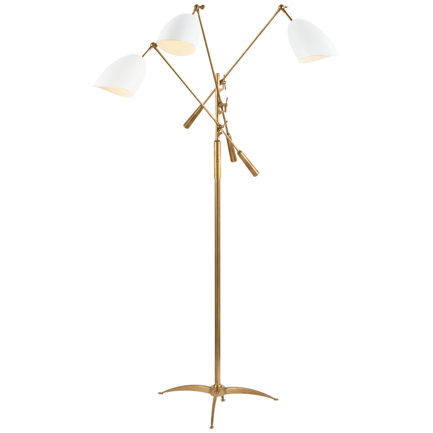 Sommerard Triple Arm Floor Lamp | Visual Comfort Modern