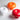 Artemide Nessino Table Lamp white, orange and red
