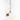 Artemide Miconos Chrome pendant light with clear glass globe
