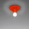 Artemide Teti wall and ceiling light by Vico Magistretti in red finish