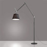 Artemide Tolomeo Mega LED Floor Lamp with 14-inch black diffuser