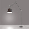 Artemide Tolomeo Mega LED Floor Lamp with 17-inch black diffuser
