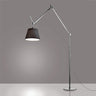 Artemide Tolomeo Mega LED Floor Lamp with 12-inch black diffuser