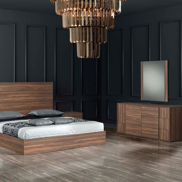 Nova Domus Asus Eastern King Italian Walnut Bedroom Set