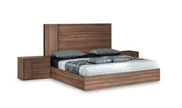 Nova Domus Asus Eastern King Italian Walnut Bed