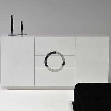 A&X Ovidius Bedroom Set - Queen Size with Stainless Steel Accents