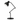 B.lux Blux System T30 adjustable desk lamp in black finish, featuring an articulated arm and directional metal shade.