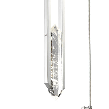 Finesse Decor Elysian 5 Light Chandelier Chrome