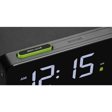 Braun BC21 Wireless Charging Alarm Clock in black – view 6