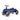 Baghera Ford Mustang blue metal ride-on car for kids