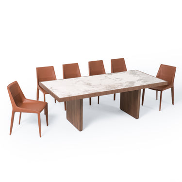 Nova Domus Bailey Walnut Rectangular Dining Table