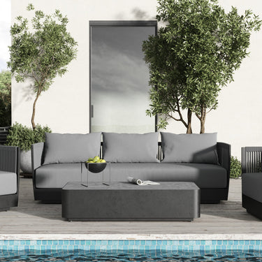 Renava Bali Outdoor Black & Grey Sofa Set