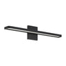 Black Banda 24" LED Bath Sconce by Visual Comfort—modern wall light for bathrooms, vanities, and commercial restrooms. ADA compliant and dimmable.