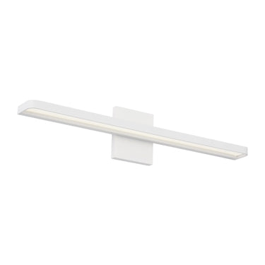 Bright & Stylish 24" LED Bathroom Wall Sconce | Banda by Visual Comfort | White Finish
